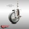 Service Caster 4 Inch 316SS Thermoplastic Rubber Swivel 3/8 Inch Threaded Stem Caster Brake SCC SCC-SS316TS20S414-TPRB-TLB-381615 - alternate 4
